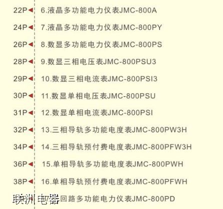 JMC-800PS系列及相關型號儀表產品推薦